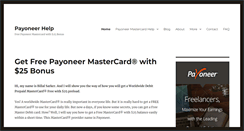 Desktop Screenshot of payoneerhelp.com
