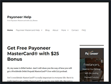 Tablet Screenshot of payoneerhelp.com